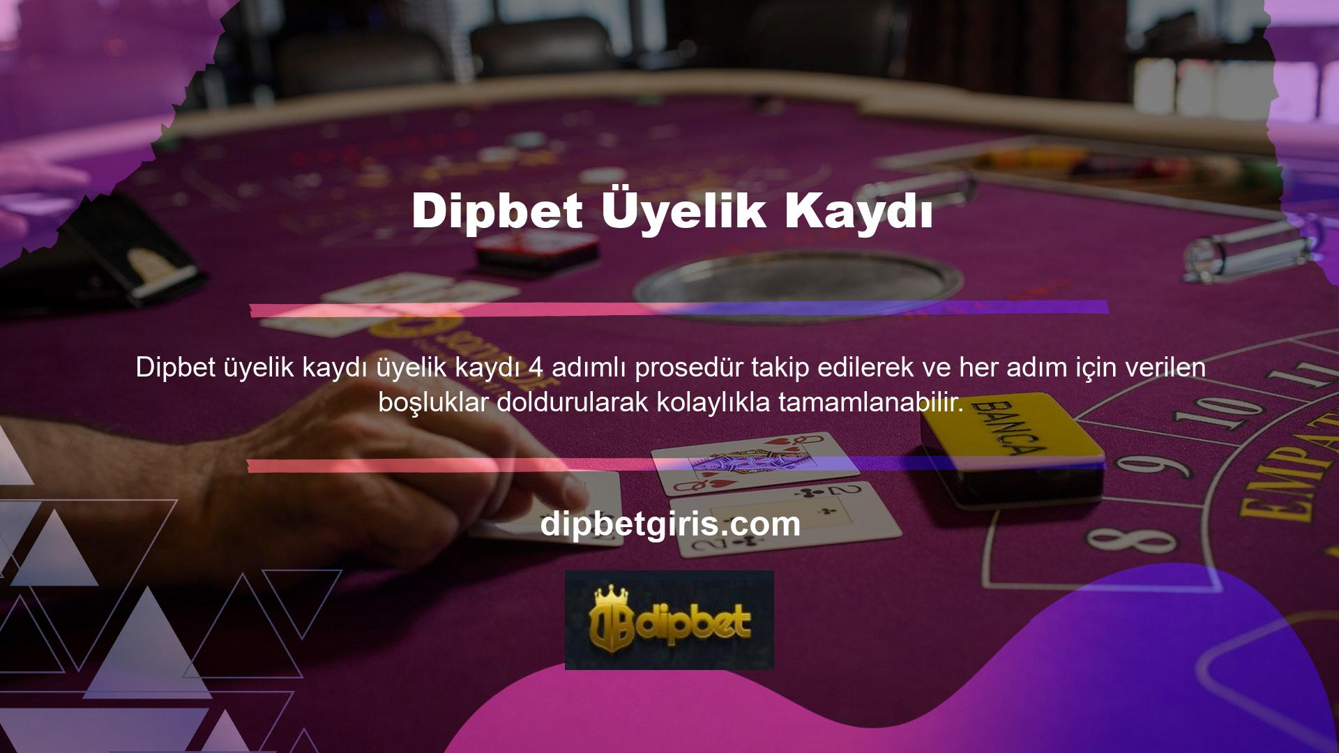 Dipbet canlı bahis ve casino oyun sitesi, müşterilerine sunduğu hizmetlerden dolayı bahis sitesi pazarında oldukça popülerdir ve diğer sitelerden farklıdır