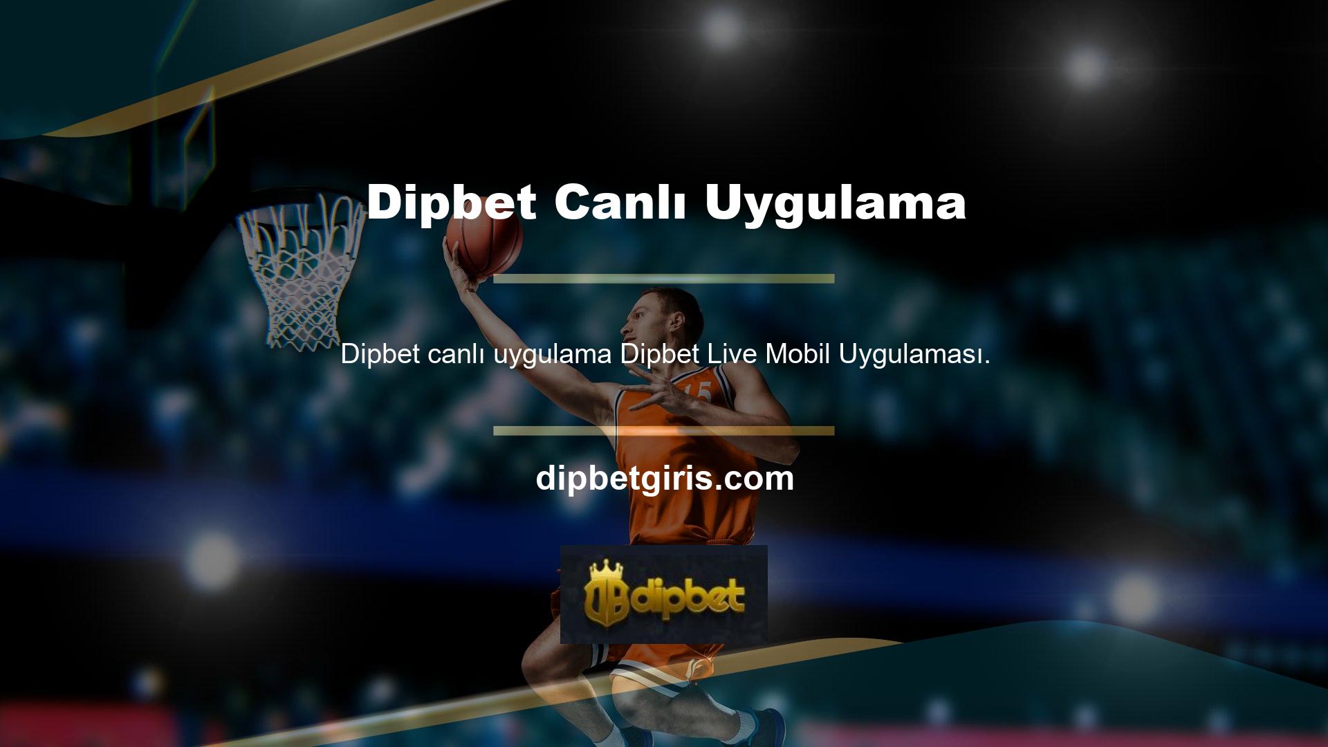 Çünkü devam eden bir oyunun en Dipbet canlı mobil uygulaması, onu canlı izlemenin kolay yoludur